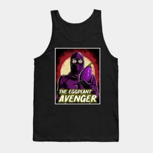 The Eggplant Avenger - Vegan Superhero (US Version) Tank Top